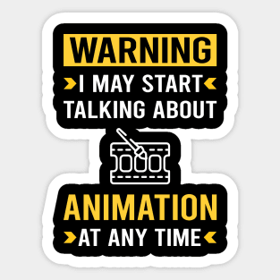 Warning Animation Sticker